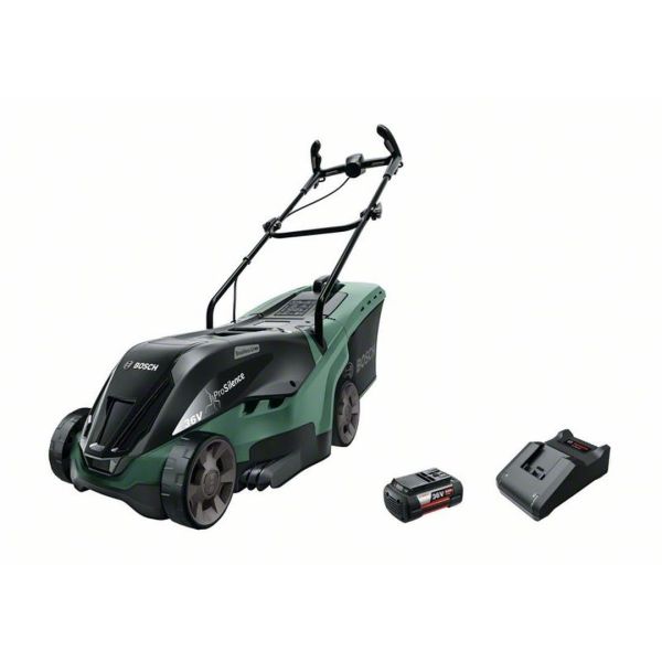 Bosch DIY Universal Rotak 36-550 Gressklipper med 4,0Ah batteri og lader