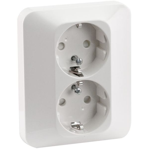 Schneider Electric Trend Vekkuttak innfelt, jordet, 2-veis