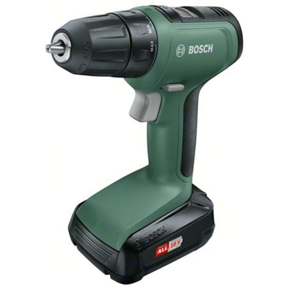 Bosch DIY Universal Drill Borskrutrekker med 1,5 Ah-batteri og lader