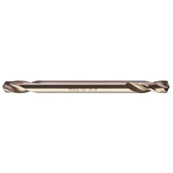 Milwaukee HSS G Metallbor dobbeltsidig, 10-pakning 4,8 mm