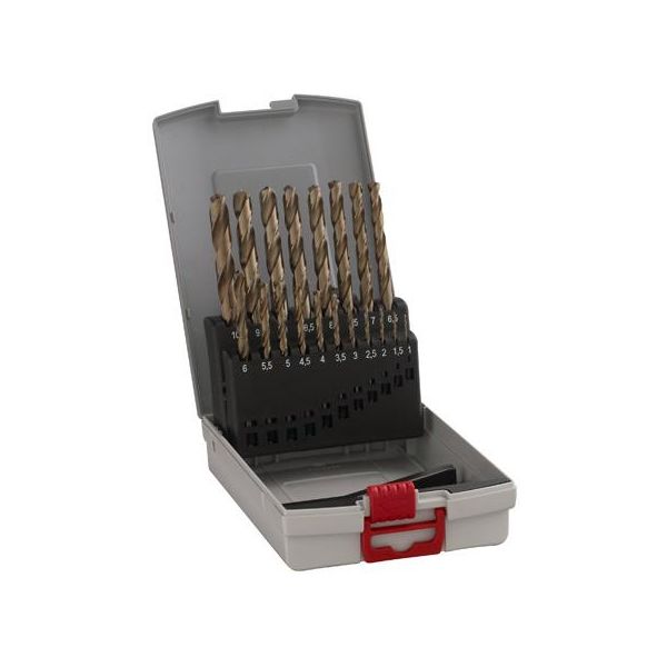Bosch HSS-Co Metallborsett 19 deler