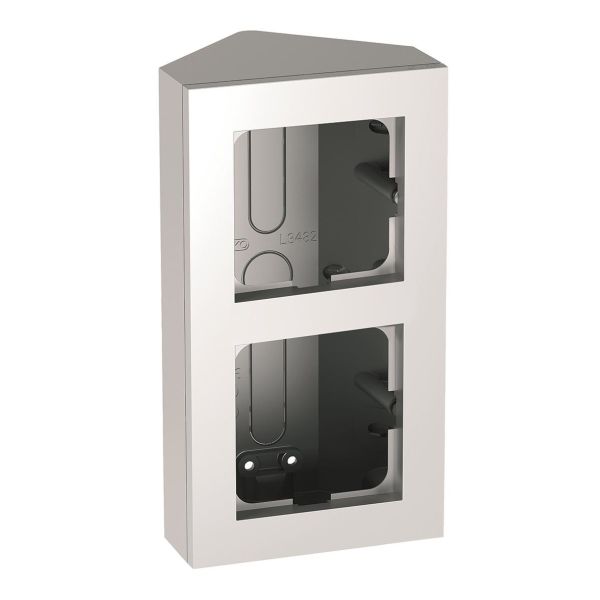 Elko EKO04614 Hjørneboks 2-roms, aluminium, for Plus