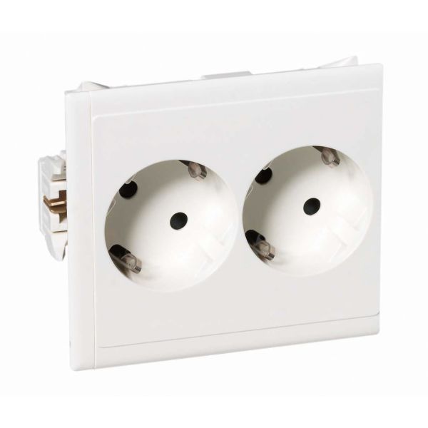 Schneider Electric 5940015 Slaveuttak 94 x 84 x 39 mm Hvit