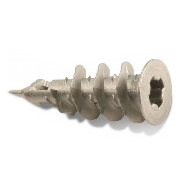 Heco 9601218 Gipsankre TRZ, 6 x 38 mm, med skrue, 5-pakning