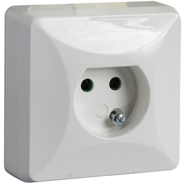 Schneider Electric 189508200 Lampeuttak ujordet, 1-veis, 2-polet