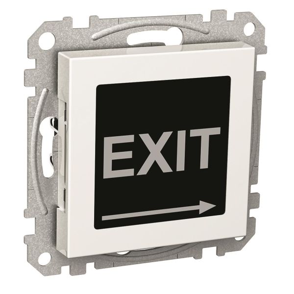 Schneider Electric Exxact Lyssignal med symboler Hvit