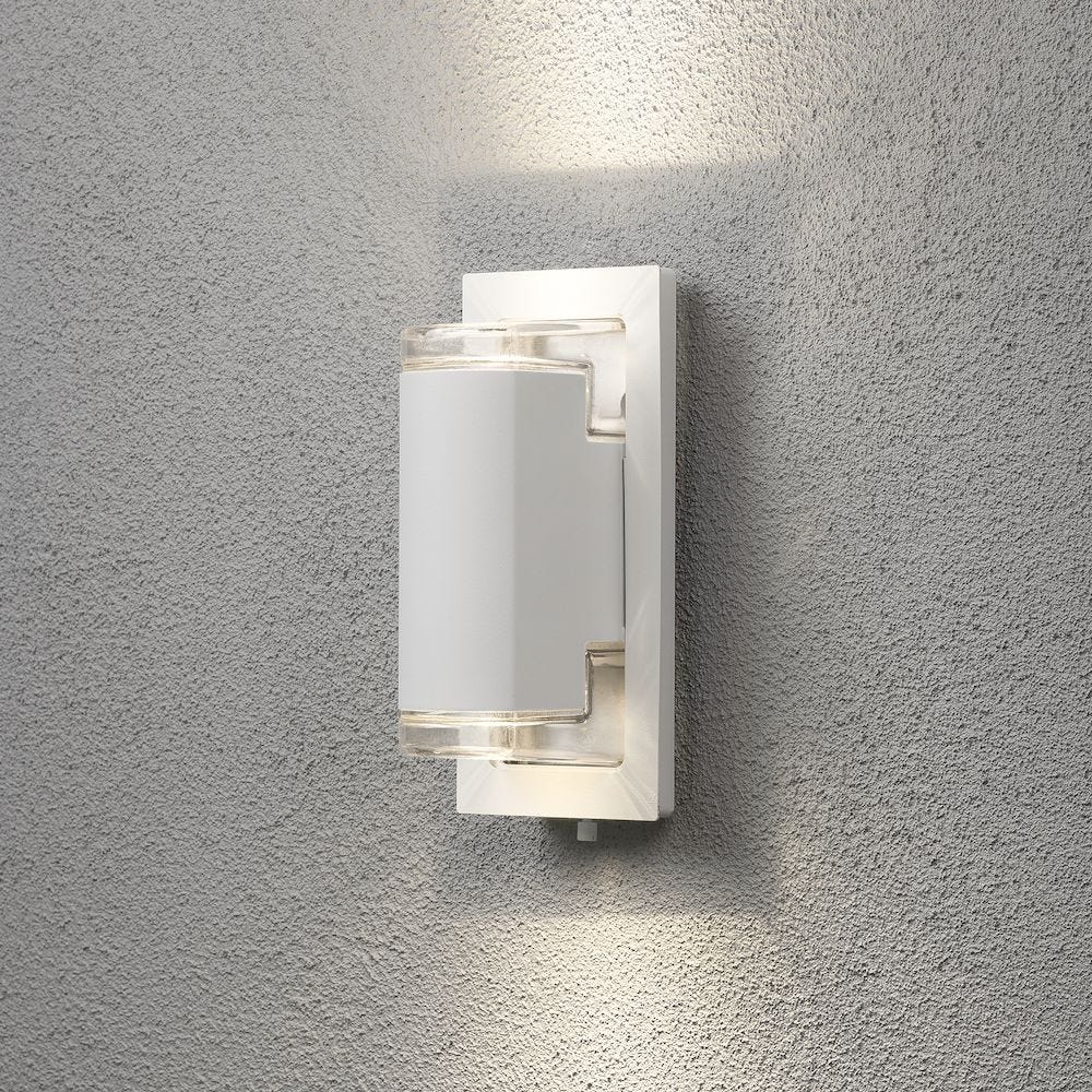 Konstsmide Vegglampe Potenza GU10 22.5cm Hvid