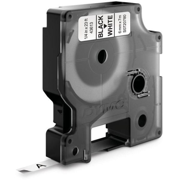 DYMO Standard D1 Teip 6mm Svart på hvitt