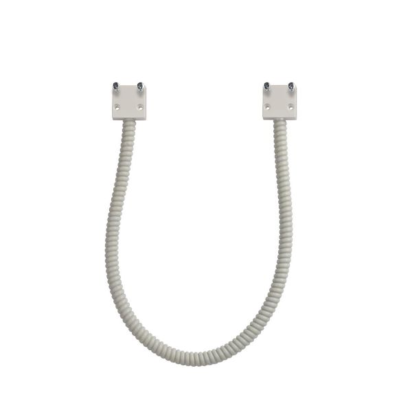 Alarmtech DL 14-60 W Karmoverføring 600 x 14 mm, med 4 skruer Hvit