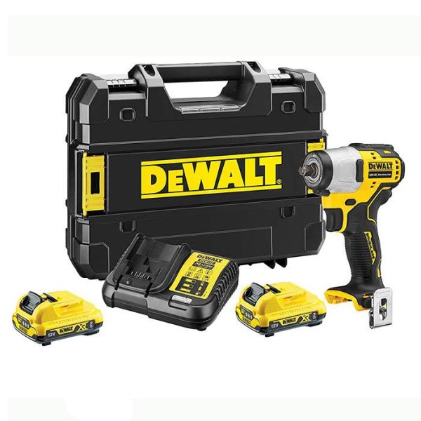 Dewalt DCF902D2K-QW Muttertrekker med batterier, lader og