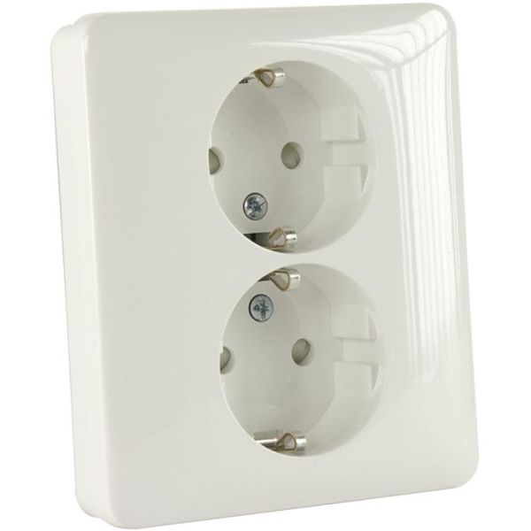 Schneider Electric Exxact Vekkuttak innfelt, jordet, 2-veis