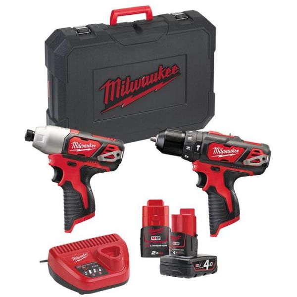 Milwaukee M12 BPP2B-421C Verktøypakke