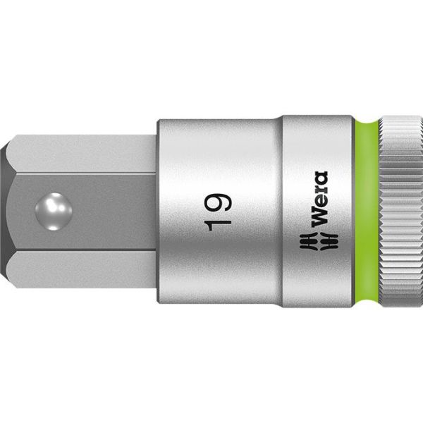 Wera 8740 C HF Sekskanthylse 1/2" 19 mm, 60 mm lang