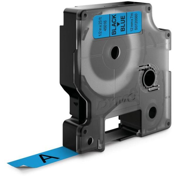 DYMO Standard D1 Teip 12mm Svart på blått