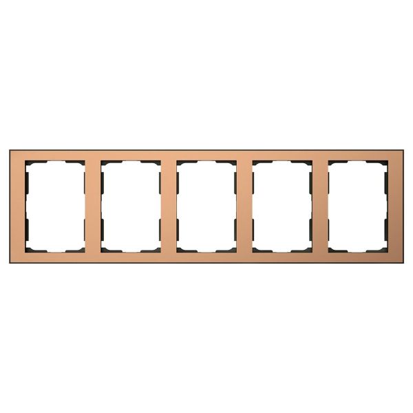 Elko EKO06556 Kombinasjonsramme kobber/svart 5 x 1½ rom