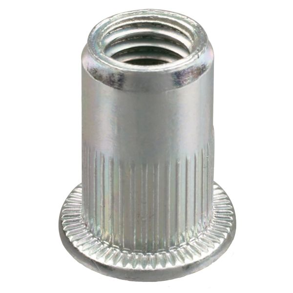 Ejot 460381 Blindnagelmutter flatt hode, åpen, FTT/C M10, 250-pakning
