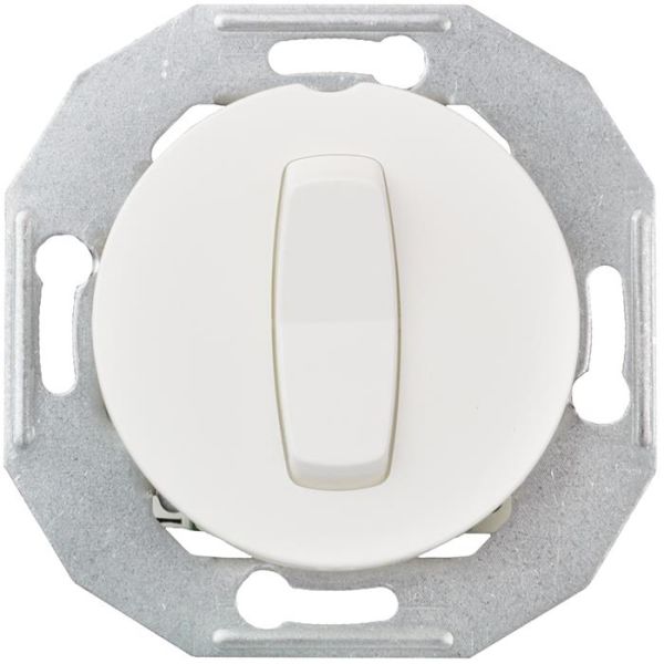 Schneider Electric Renova WDE011021 Vippestrømstiller uten ramme, hvit Trapp/1 pol