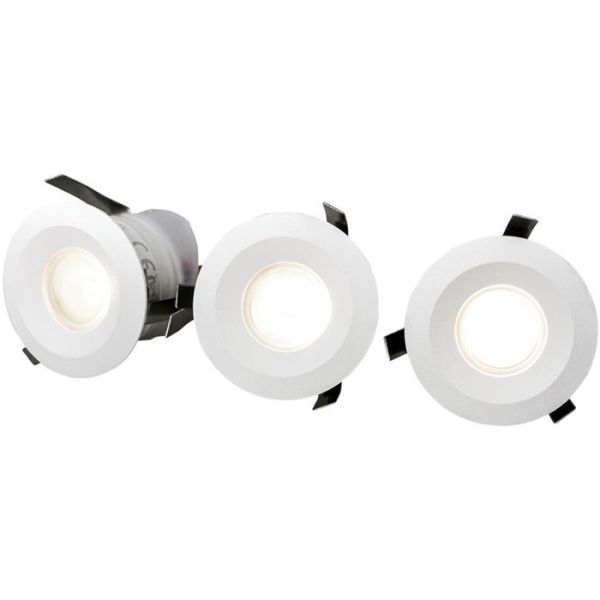 Hide-a-Lite Core Smart Outdoor Downlight hvit, 3000 K, 3-pakk