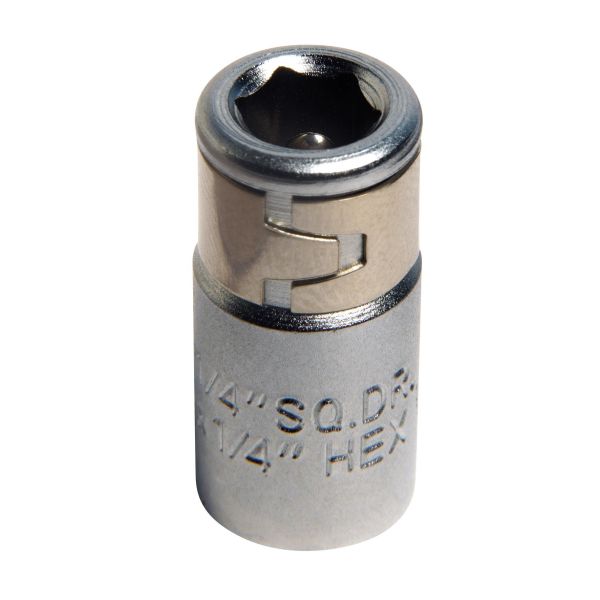 Ironside 116138 Bitsadapter 1/4", 4-kant til 6-kant