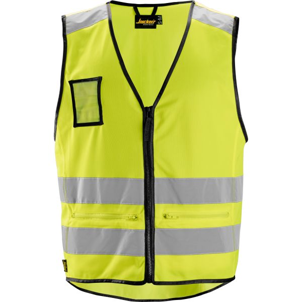 Snickers 4310 AllroundWork Vest varsel, gul S/M