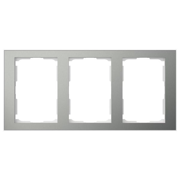 Elko EKO06183 Kombinasjonsramme blåmetall/aluminium, 1½-roms 3 x 1½ rom