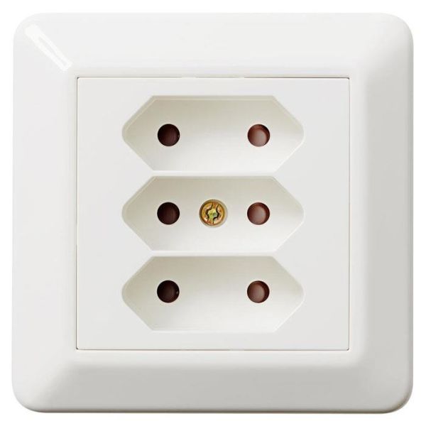 Elko EKO03854 Vekkuttak innfelt, 3-veis Euro