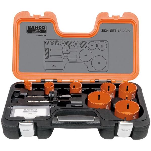 Bahco 3834-SET-73-22/68 Hullsagsett