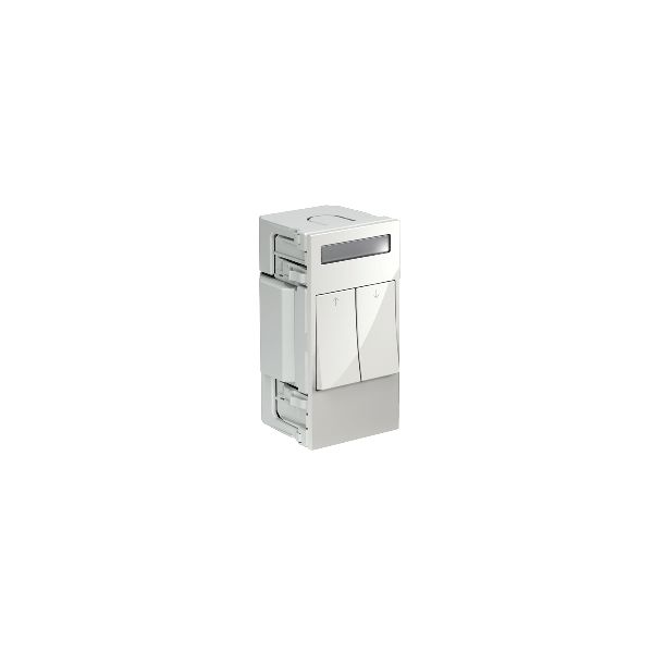 Schneider Electric INS66106 Strømbryter 2 vipper Hvit