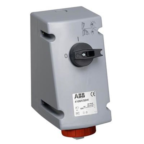 ABB 2CMA167842R1000 Vegguttak IP67, 5-polet, innerliggende montering