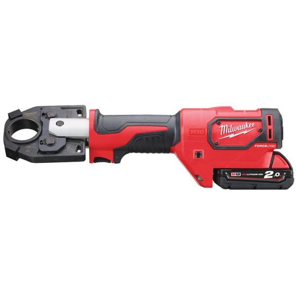 Milwaukee M18 HCCT-201C Pressemaskin med batterier og lader