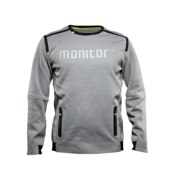 Monitor Sweat Two Sweatshirt grå Str. XS