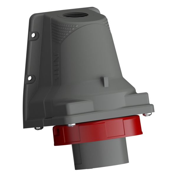 ABB 2CMA101197R1000 Vegginntak IP67 Rød, 32 A, 4-polet, 105 mm