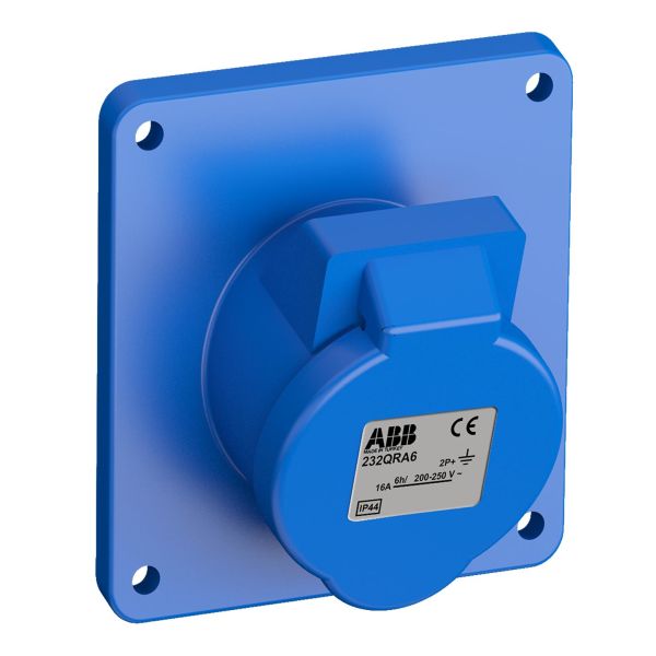 ABB 2CMA102349R1000 Paneluttak hurtigtilkoblet, vibrasjonsbestandig Vinklet, 3-polet, 32 A