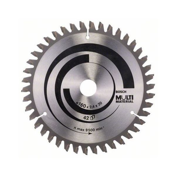 Bosch 2608640503 Sagklinge 160 x 2,4 x 20/16 mm, 42T