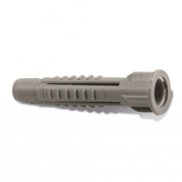 Heco 9605254 Universalplugg med krage, polypropylen 10 x 60 mm, 5-pakning