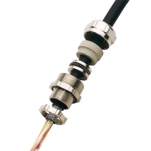 Rutab 1461846 Gjennomføring PG11 Kabel: Ø 6,5–9 mm, Skjerm: Ø3,5-7,5 mm