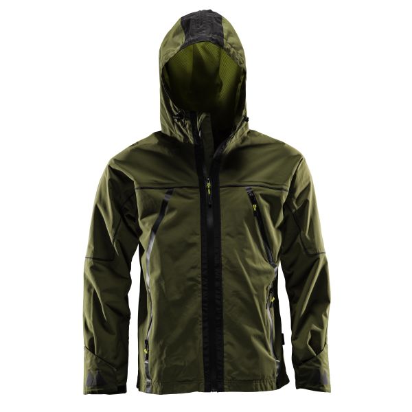 Monitor Shell Jacket Vindjakke olivengrønn Str. XS