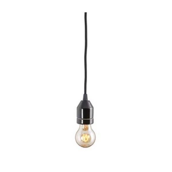 Ifö Electric Klack Pendelarmatur E27, porselen, takkopp Svart/svart