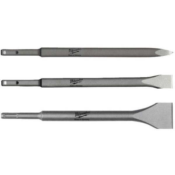 Milwaukee 4932430001 Meiselsett SDS-Plus, 3 deler