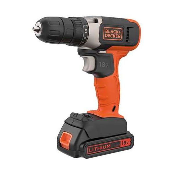 Black & Decker BCD001C1-QW Borskrutrekker med 1,5 Ah-batteri og lader
