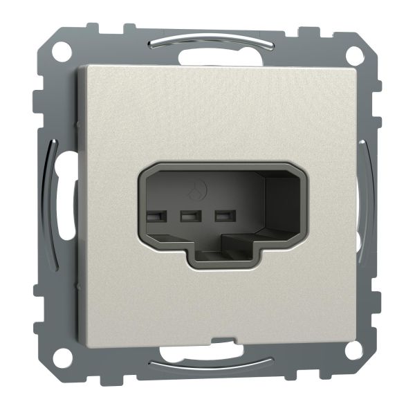 Schneider Electric Exxact WDE005012 Lampeuttak DCL, for veggmontering, innfelt Metallic