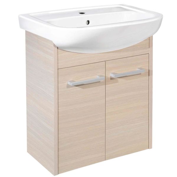 Gustavsberg Nordic³ Vaskeservantskap 60 cm, med vaskeservant Lyst tre