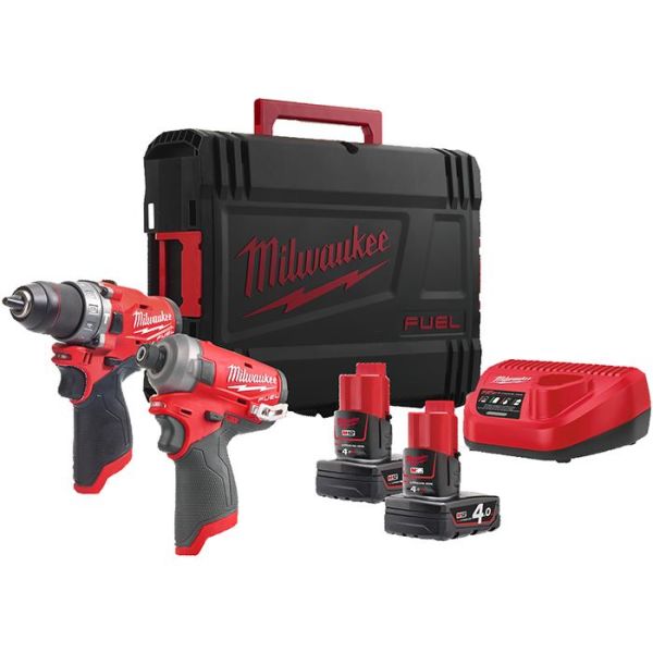 Milwaukee M12 FPP2AQ-402X Verktøypakke
