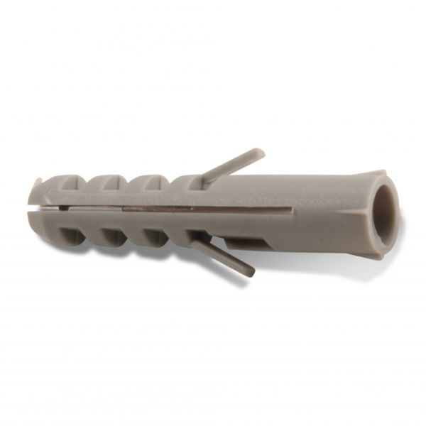 Heco 654060030004H Nylonplugg uten krage 6 x 30 mm, 100-pakning