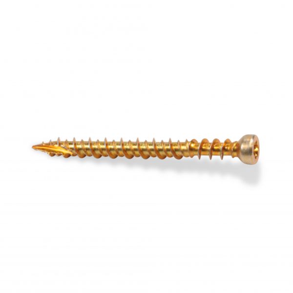 Heco 9620000 Sokkelskruer gul krom, torx 3,9 x 41 mm, 150-pakning