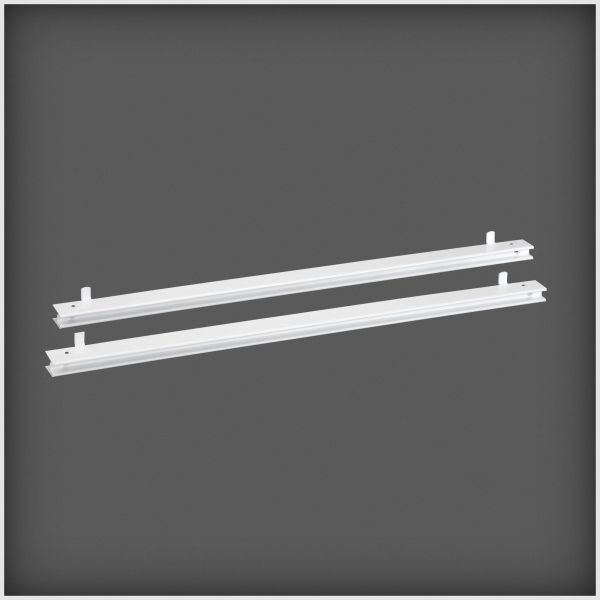 Elfa 220510 Glidelist 540 mm, hvit
