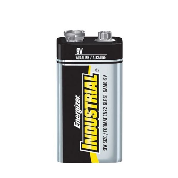 Energizer Industrial 9V/6LR61 Alkalisk batteri 12-pakning