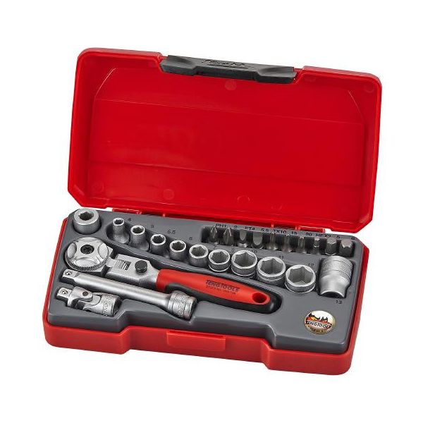 Teng Tools T1424S Pipenøkkelsett 24 deler