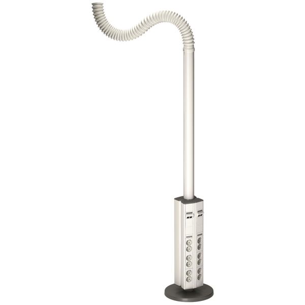 Schneider Electric INS40441 Uttaksstav 2150 mm, 4 partisjoner Hvit