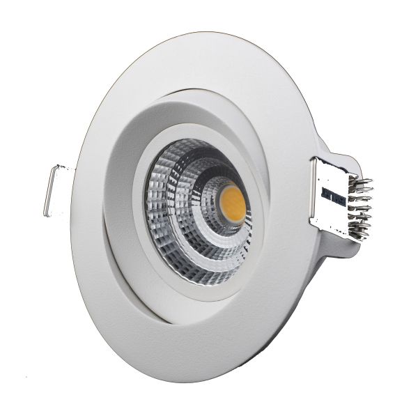 Designlight M-Penny Downlight 7 W, vinklingsbar, 6-pakning 2700 K, 510 lm